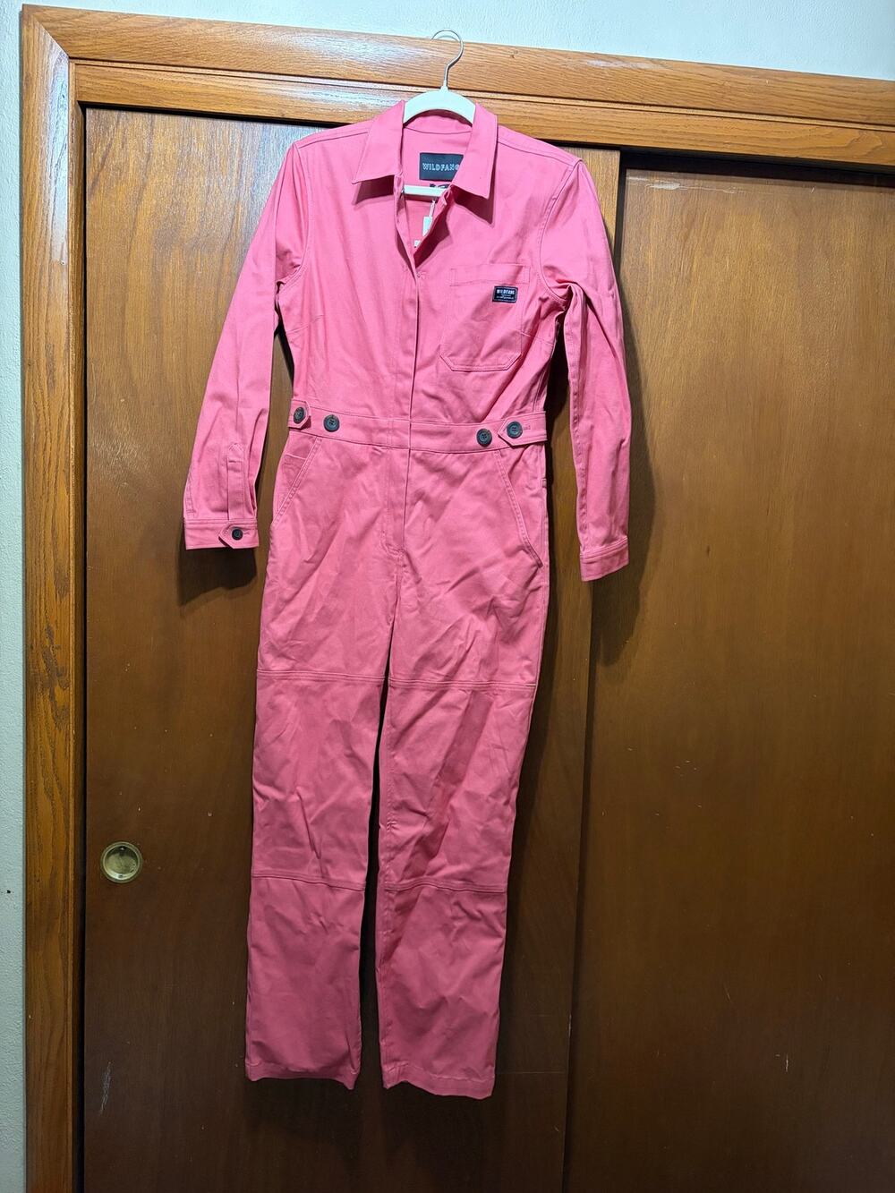 NWT WILDFANG Pink Utility Coverall Jumpsuit Boiler Suit Workwear XS $178